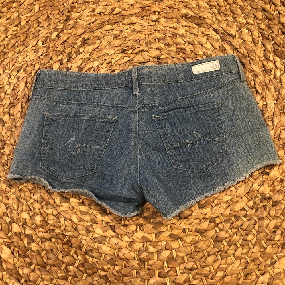 Ag + Liberty Fabrics Light Wash Denim Shorts F11